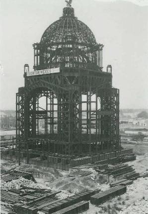 Estructura del Monumento a la Revolucin. Fondo Casasola/ nm. Inv. 88713, 1930. CONACULTA  INAH, Sistema Nacional de Fototecas. ID178.