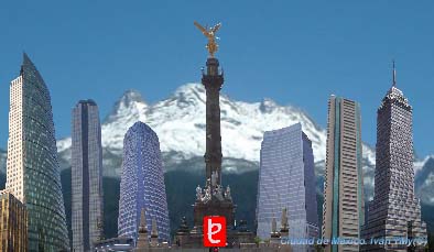 antenas y astas de la Ciudad de México