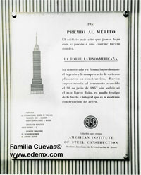 Placa Torre Latino. ID1989, Fam. Cuevas, 2014
