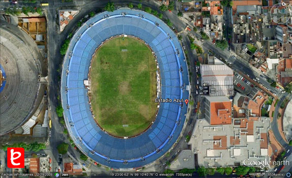 Estadio Azul. ID1529, Google Earth�, 2012