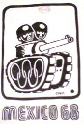 Caricatura del Movimiento y la Matanza. ID472, 1968