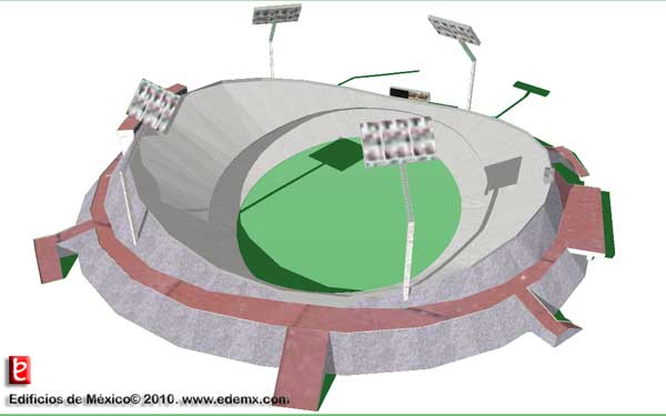 Estadio Olmpico. Render Eduardo Yescas. ID1015