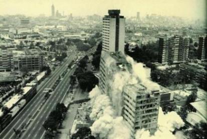 Demolición del Edificio Nuevo León, ID568, Andrés Garay, 1986