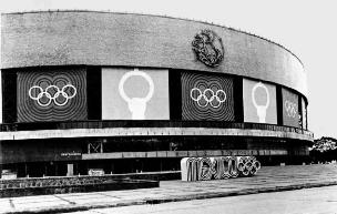 Auditorio Nacional durante los Juegos Olímpicos México 1968. ID388, COI, 1968