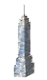Torre Latinoamericana, 182 m. Render D. A. Freeman. ID525