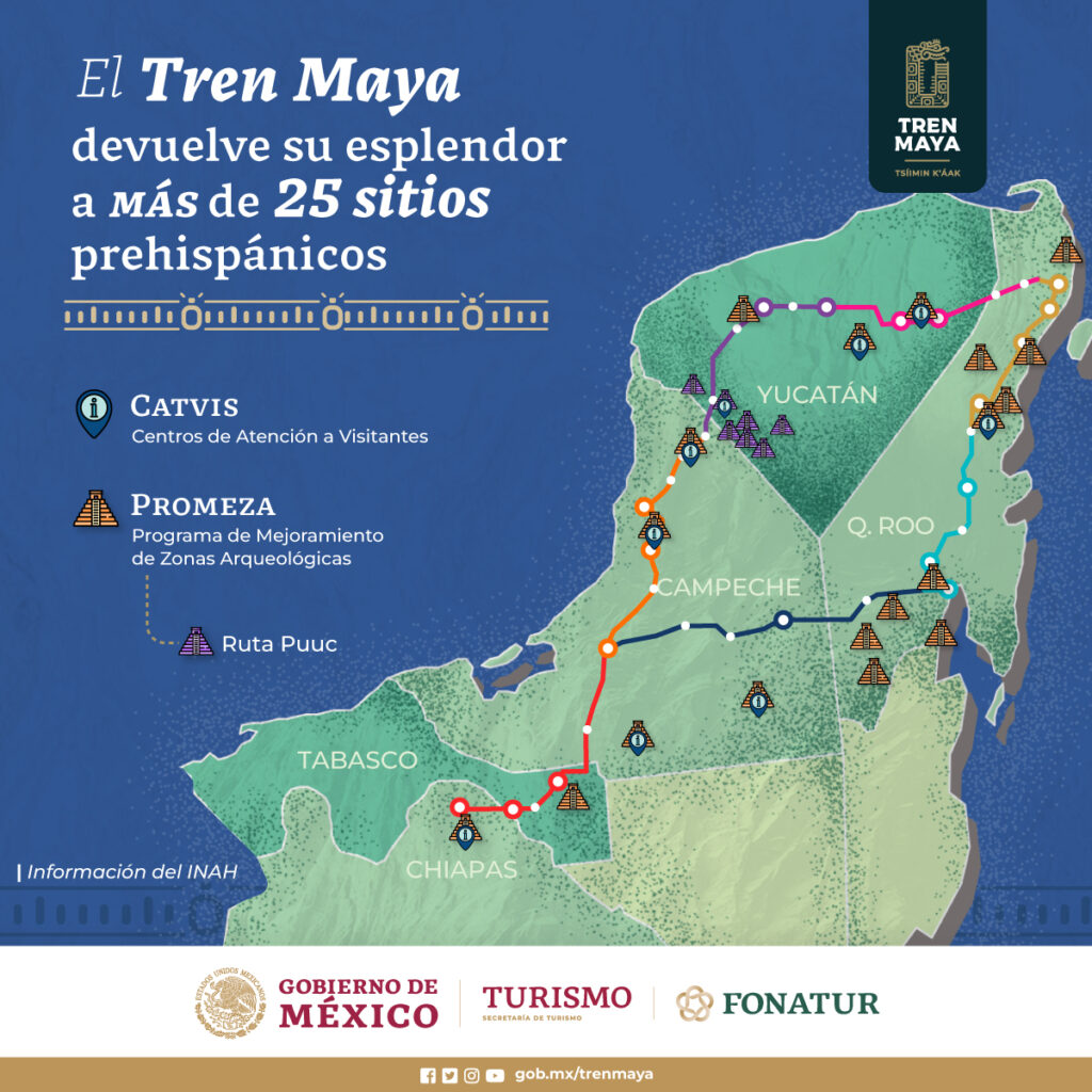 Mapa Tren Maya