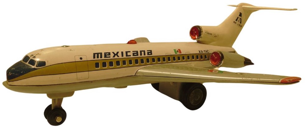 Boeing 727, réplica de metal.