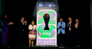 ARRANCA LA CUENTA REGRESIVA DEL RELOJ OFICIAL PARA EL INICIO DEL MUNDIAL DE FUTBOL MÉXICO 2026