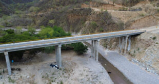 NUEVA CARRETERA SAN IGNACIO-TAYOLTITA  ENTRA EN ETAPA FINAL DE CONSTRUCCIÓN