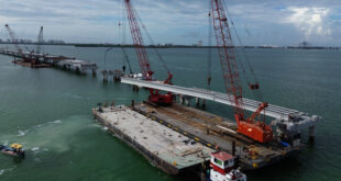 LA SICT CONCLUYE TRABAJOS CON EL EQUIPO TOP DOWN EN LA CONSTRUCCIÓN DEL PUENTE NICHUPTÉ